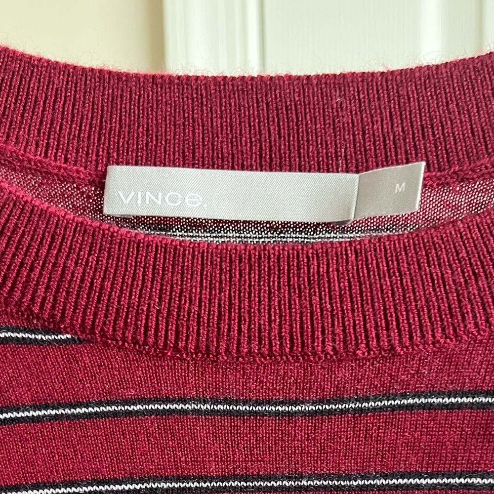 NWT!! Vince Wool-Cashmere Striped Sweater